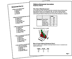 Report Using Survey Crafter Professional Analyses